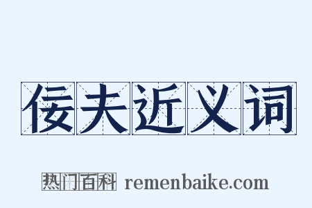 佞夫近义词是什么意思的图片